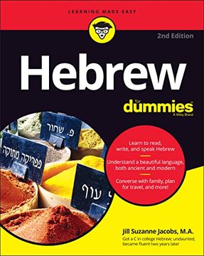 portada Hebrew for Dummies (For Dummies (Language & Literature)) 