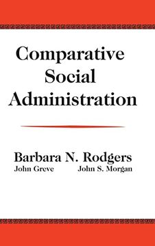 portada Comparative Social Administration (en Inglés)