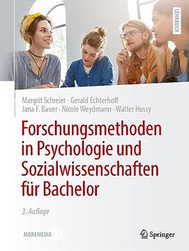 portada Forschungsmethoden in Psychologie und Sozialwissenschaften für Bachelor (Springer-Lehrbuch) (German Edition) (en Alemán)