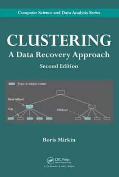 portada Clustering: A Data Recovery Approach, Second Edition (en Inglés)