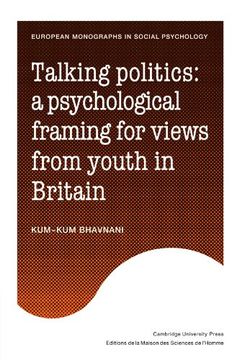 portada Talking Politics Paperback (European Monographs in Social Psychology) 