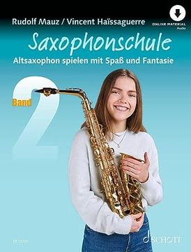 portada Saxophonschule 2. Alt-Saxophon. Lehrbuch. (en Alemán)