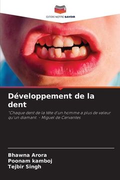 portada Développement de la dent (en Francés)