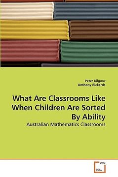 portada what are classrooms like when children are sorted by ability (en Inglés)