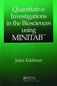 portada Quantitative Investigations in the Biosciences Using Minitab (en Inglés)