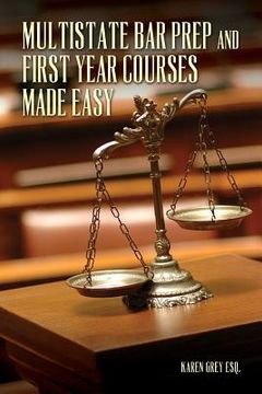 portada Multistate Bar Prep And First Year Courses Made Easy (en Inglés)