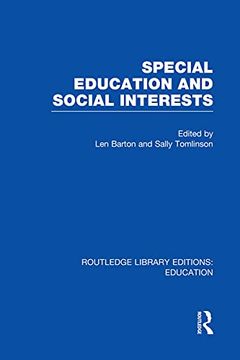 portada Special Education and Social Interests (Rle edu m) (en Inglés)