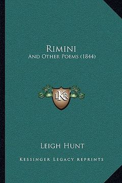 portada rimini: and other poems (1844) (in English)