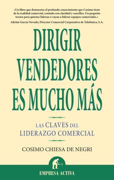 portada Dirigir Vendedores Es Mucho Mas (in Spanish)