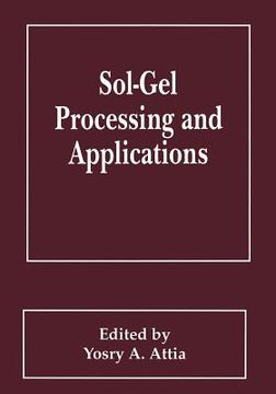 portada Sol-Gel Processing and Applications (en Inglés)