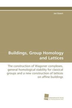 portada buildings, group homology and lattices (en Inglés)