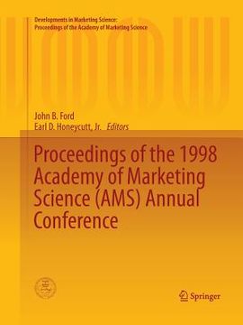 portada Proceedings of the 1998 Academy of Marketing Science (Ams) Annual Conference (en Inglés)