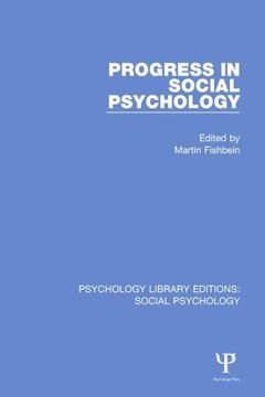 portada Progress in Social Psychology: Volume 1 (Psychology Library Editions: Social Psychology) (en Inglés)
