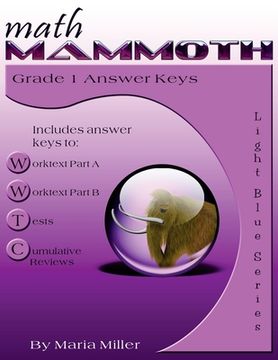 portada Math Mammoth Grade 1 Answer Keys (in English)