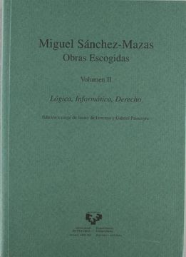 portada Obras Escogidas ii Logica,Informatica,Derecho (in Spanish)