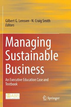 portada Managing Sustainable Business: An Executive Education Case and Textbook (en Inglés)