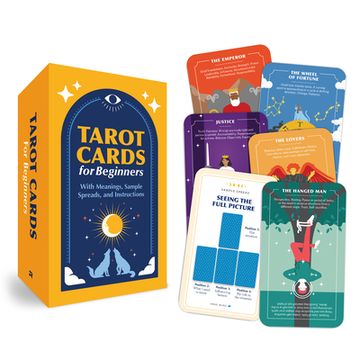 portada Tarot Cards for Beginners: Larger Size--With Meanings, Sample Spreads, and Instructions (en Inglés)