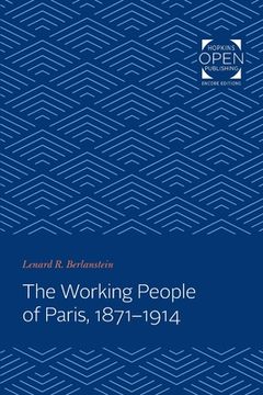 portada Working People of Paris, 1871-1914 (in English)