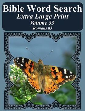 portada Bible Word Search Extra Large Print Volume 33: Romans #3 (en Inglés)