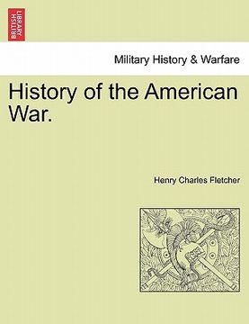 portada history of the american war. (en Inglés)
