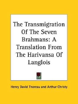 portada the transmigration of the seven brahmans: a translation from the harivansa of langlois (in English)