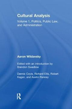 portada Cultural Analysis: Volume 1, Politics, Public Law, and Administration (en Inglés)