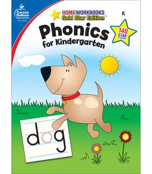 Phonics for Kindergarten, Grade K: Gold Star Edition Volume 12 (en Inglés)