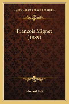 portada Francois Mignet (1889) (en Francés)
