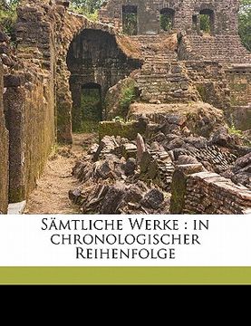 portada Samtliche Werke: In Chronologischer Reihenfolge (en Alemán)