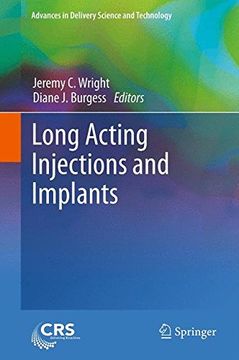 portada Long Acting Injections and Implants (Advances in Delivery Science and Technology) (en Inglés)