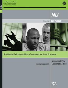 portada Residential Substance Abuse Treatment for State Prisoners: Implementation Lessons Learned (in English)