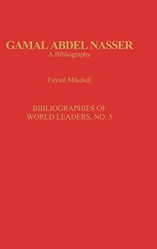 portada Gamal Abdel Nasser: A Bibliography (en Inglés)