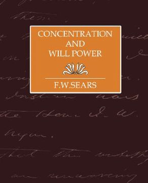 portada concentration and will power (en Inglés)