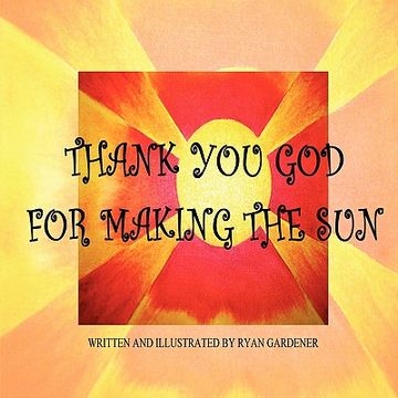 portada thank you god for making the sun (en Inglés)