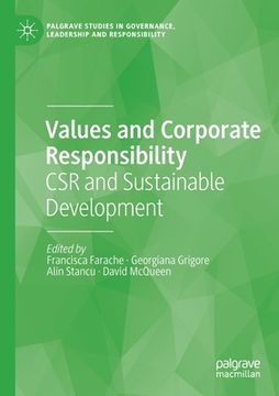 portada Values and Corporate Responsibility: Csr and Sustainable Development (en Inglés)