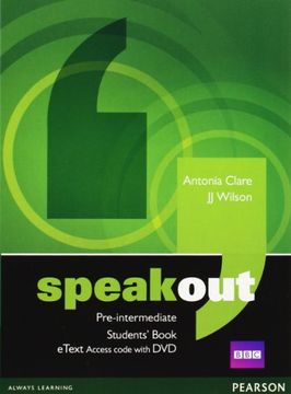 portada Speakout Pre - Intermediate Students` Book Etext Access Card With Dvd (in English)