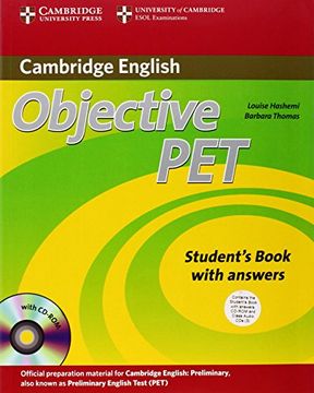 portada Objective pet Self-Study Pack (Student's Book With Answers With Cd-Rom and Audio Cds(3)) 2nd Edition (en Inglés)