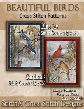 portada Beautiful Birds Cross Stitch Patterns (en Inglés)