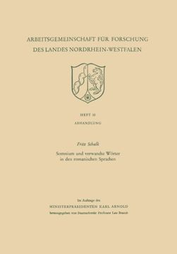 portada Somnium und verwandte Wörter in den romanischen Sprachen (Arbeitsgemeinschaft für Forschung des Landes Nordrhein-Westfalen) (German Edition)