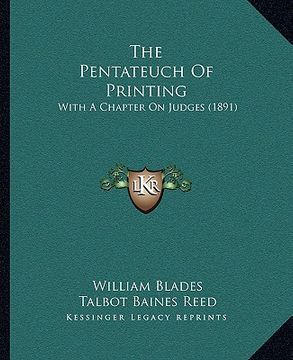 portada the pentateuch of printing: with a chapter on judges (1891)