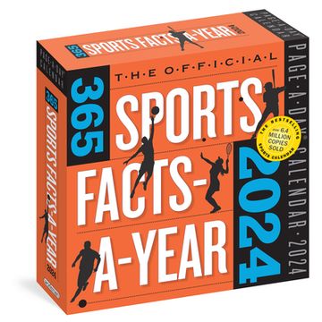 portada Official 365 Sports Facts-A-Year Page-A-Day Calendar 2024: Trivia, Record-Breaking Feats, Come From Behind Wins & Quotes (en Inglés)