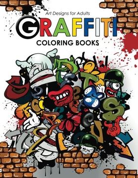 portada Graffiti Coloring Book for Adults (en Inglés)