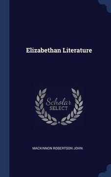 portada Elizabethan Literature (en Inglés)