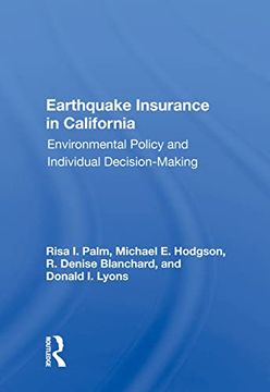 portada Earthquake Insurance in California: Environmental Policy and Individual Decision-Making (en Inglés)