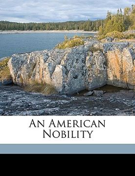 portada an american nobility (en Inglés)