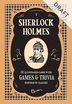 portada Sherlock Holmes: 52 Illustrated Cards With Games and Trivia Inspired by Classics (in English)