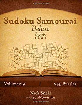 portada Sudoku Samurai Deluxe - Experto - Volumen 9 - 255 Puzzles: Volume 9