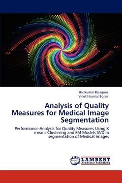 portada analysis of quality measures for medical image segmentation (en Inglés)