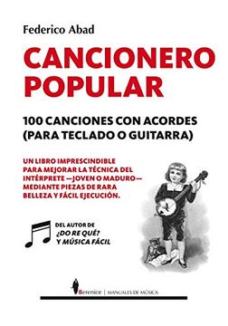 portada Cancionero Popular. 100 Canciones con Acordes (Para Teclado o Guitarra)