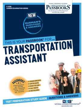 portada Transportation Assistant (C-2358): Passbooks Study Guide Volume 2358 (in English)